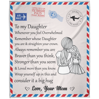 To My Daughter | FLM Arctic Fleece Blanket 50x60