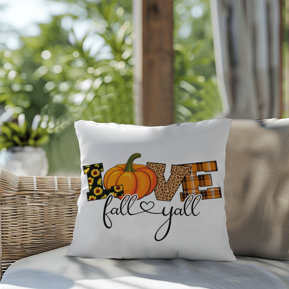 Happy Thanksgiving Indoor/Outdoor Pillow - Festive Home Decor