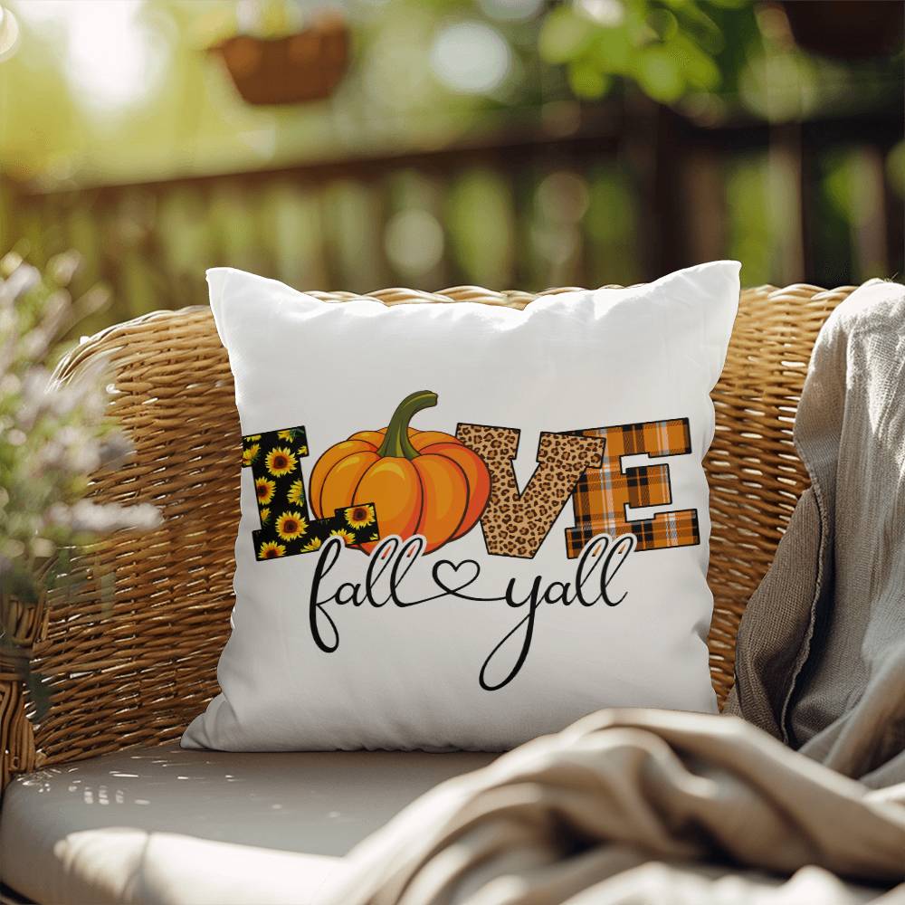 Happy Thanksgiving Indoor/Outdoor Pillow - Festive Home Decor