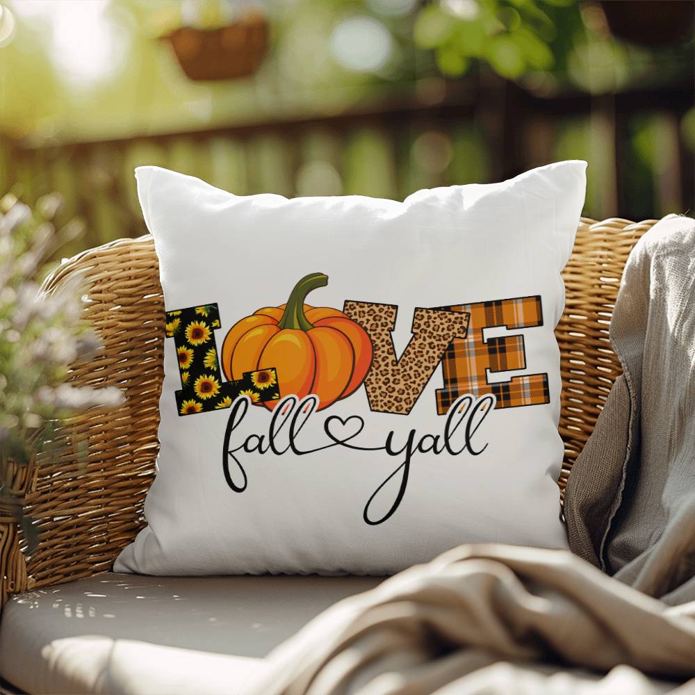 Happy Thanksgiving Indoor/Outdoor Pillow - Festive Home Decor
