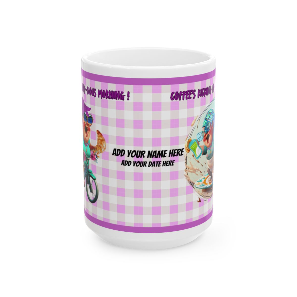 Ceramic Mug Crazy Granny Funny Design 11oz 15oz Happy Crazy-Granny-cious Coffee Kitchen Cleaningc Mug, (11oz, 15oz)