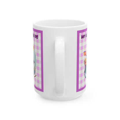 Ceramic Mug Crazy Granny Funny Design 11oz 15oz Happy Crazy-Granny-cious Coffee Kitchen Cleaningc Mug, (11oz, 15oz) - lets give it a whirl